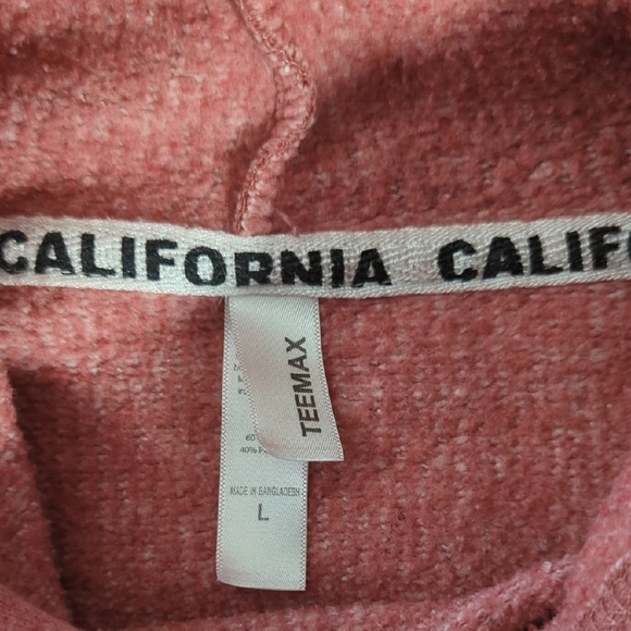 Pink, Grey  and White Colorblock Hoodie San Francisco... Amazing Hoodie... - Picture 6 of 14